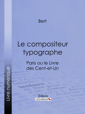 cover image of Le compositeur typographe